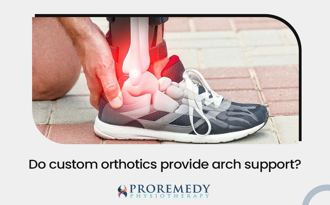 Custom orthotics for arch support